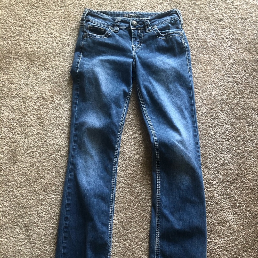 Silver jeans